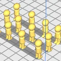 Bộ mô hình người tí hon bổ sung cho mô hình nhà chung cư 3D - Thumbnail 1