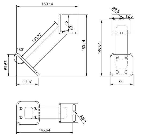 Gá gắn góc cho camera CCTV - Image 2