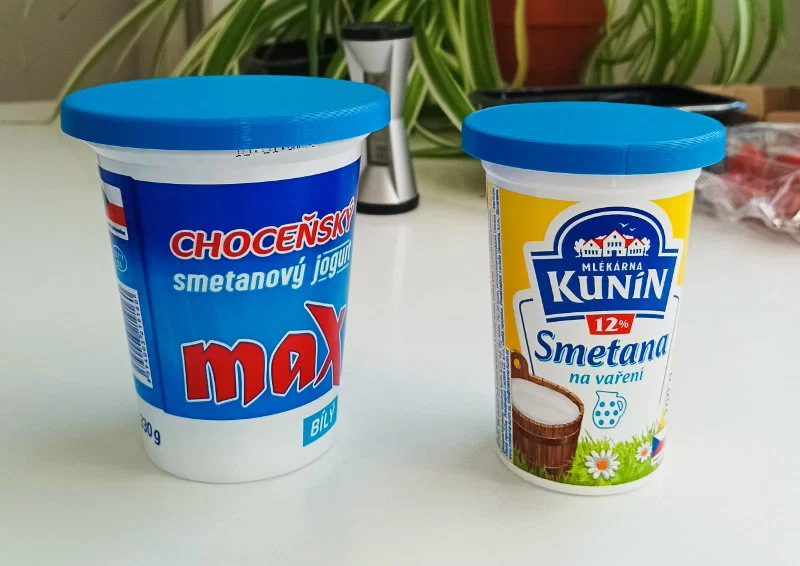 Víčko đậy hũ sữa chua và kem - Image 1