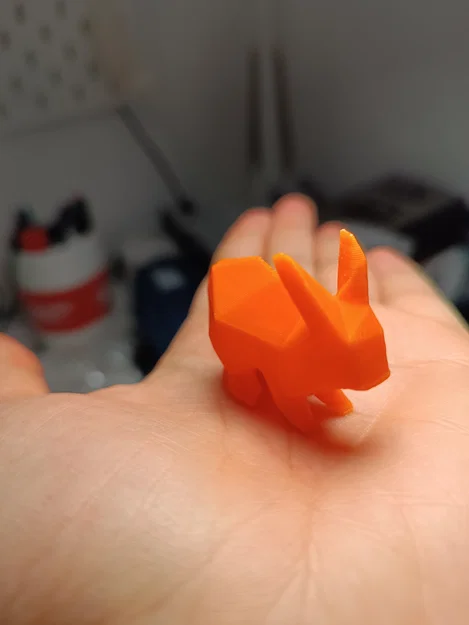 Mô hình chú thỏ Poly Rabbit 3D nhỏ gọn, dễ in - Image 2