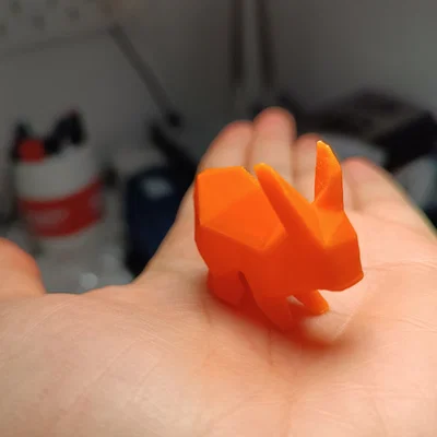 Mô hình chú thỏ Poly Rabbit 3D nhỏ gọn, dễ in
