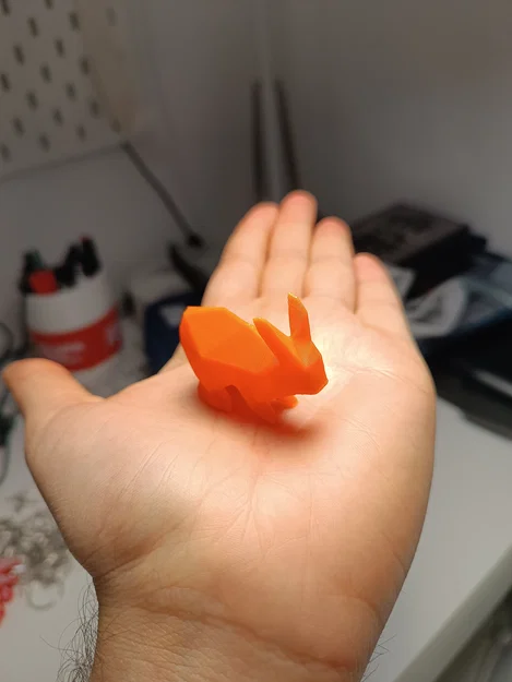 Mô hình chú thỏ Poly Rabbit 3D nhỏ gọn, dễ in - Image 3