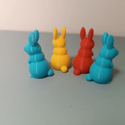 Mô hình 3D chú thỏ dễ thương (Another Army of Bunnies V2)