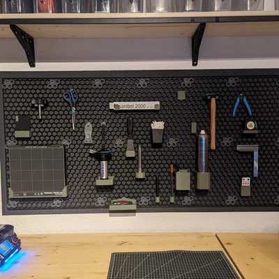Bộ sưu tập phụ kiện HSW (Honeycomb Storage Wall) thiết kế xoay góc thông minh