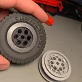 Mâm xe Lego Technic 43,2 x 18 mm (File in 3D thay thế) - Thumbnail 4