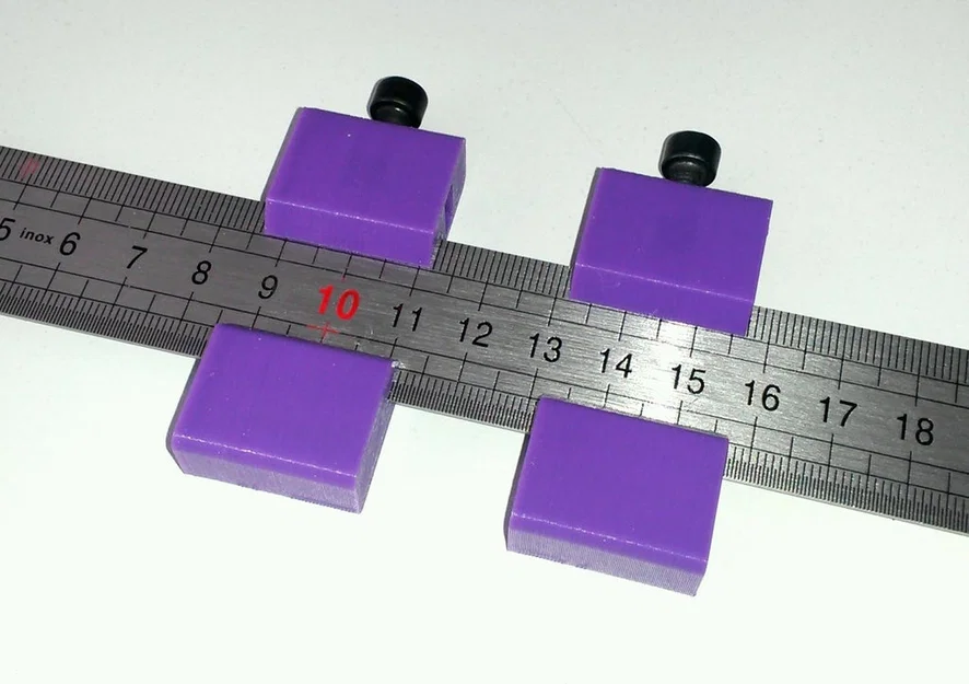 Bộ cữ chặn thước thép (Ruler stop) hỗ trợ đo đạc chính xác - Image 2