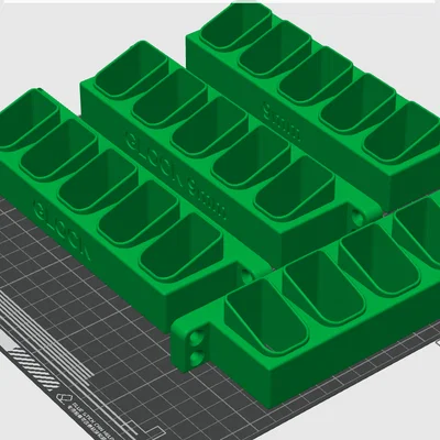 Giá treo tường băng đạn Glock Double Stack (bản 5 băng)