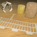 Bộ giá đỡ 6 cốc trồng cây thủy canh 3cm cho tháp rau sạch - Thumbnail 3
