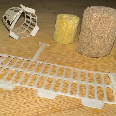 Bộ giá đỡ 6 cốc trồng cây thủy canh 3cm cho tháp rau sạch