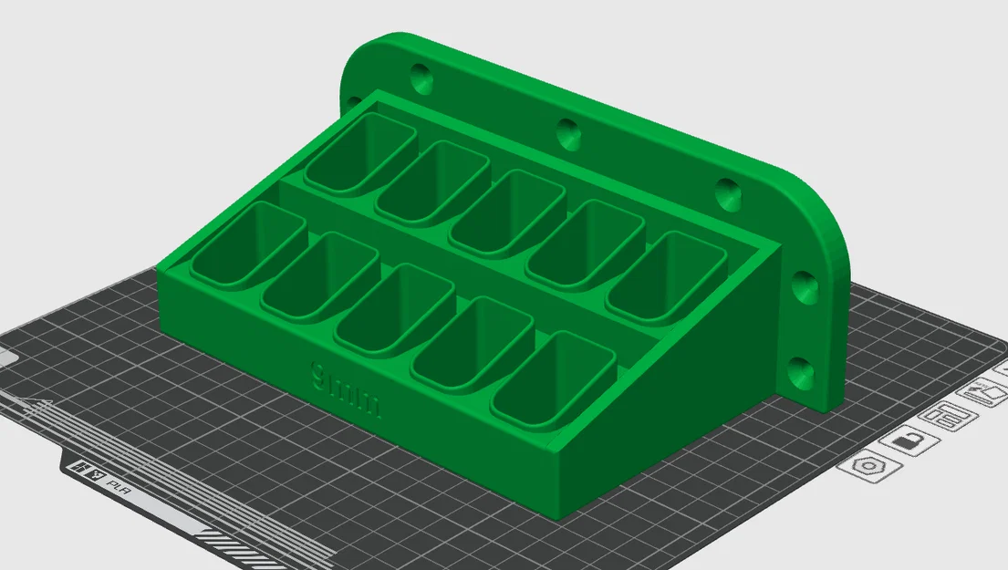 Giá Treo Tường Magazine Glock Double Stack (Bản 10 Magazine) - Image 4