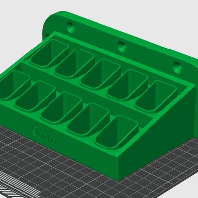 Giá Treo Tường Magazine Glock Double Stack (Bản 10 Magazine)