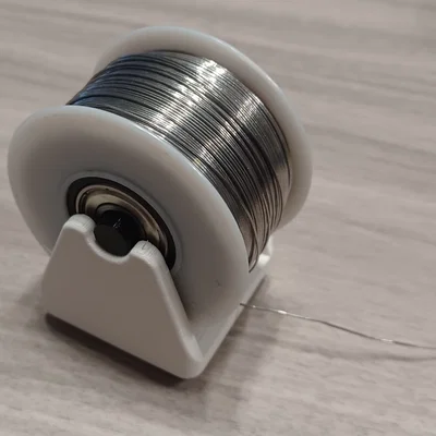 Giá đỡ cuộn thiếc hàn Gridfinity nhỏ gọn - Tối ưu bàn làm việc