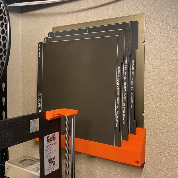 Giá treo tường build plate spring steel (Prusa Mk3/Mk3s/Mk4) - Image 1
