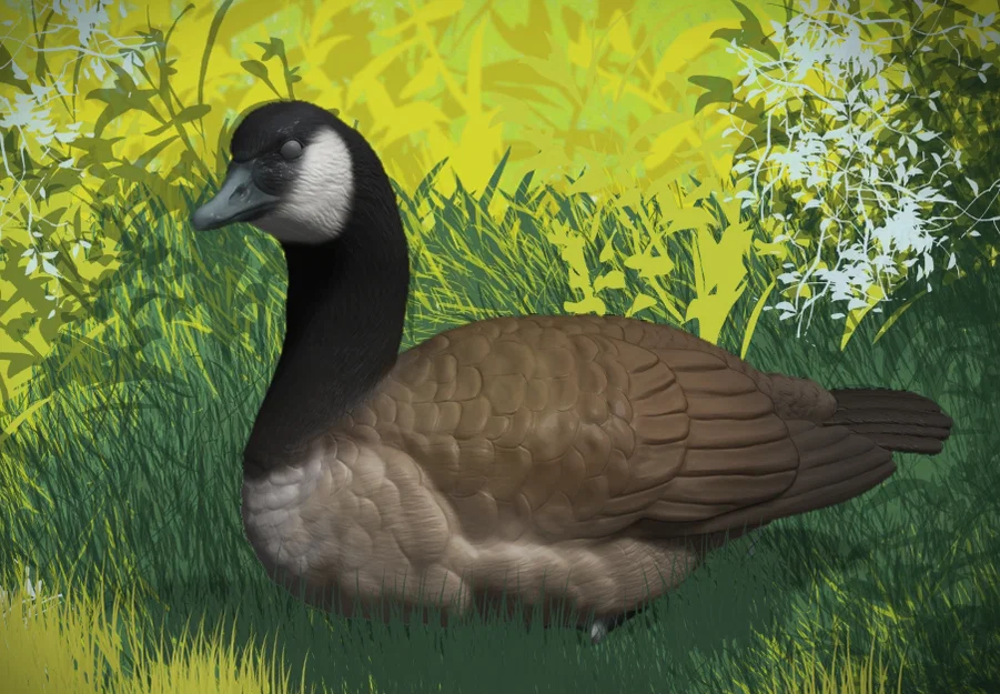 Tượng Ngỗng Canada (Canada Goose Sculpture) - Image 1