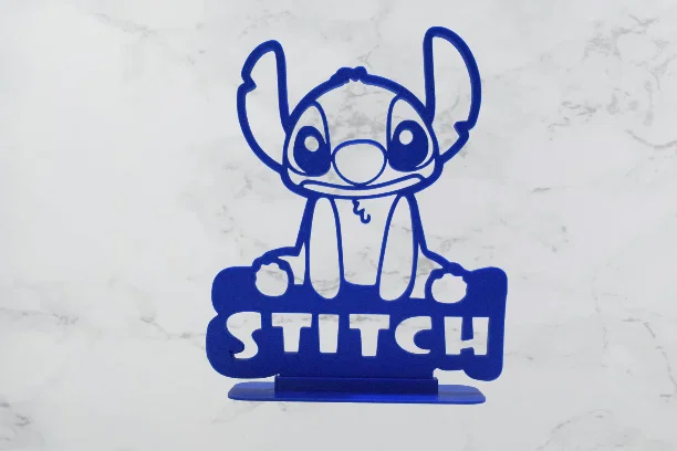 Mô hình trang trí bàn làm việc hình Stitch 2D cực dễ thương - Image 1