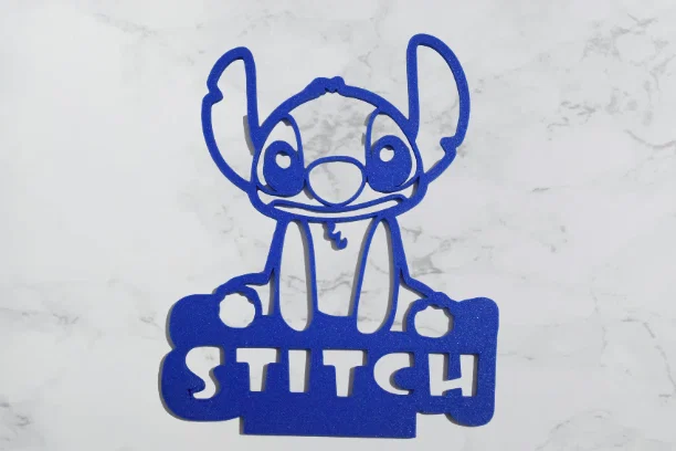 Mô hình trang trí bàn làm việc hình Stitch 2D cực dễ thương - Image 2