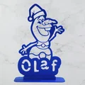 Mô hình trang trí Olaf Frozen siêu dễ thương cho bàn học - Thumbnail 1