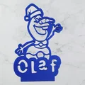 Mô hình trang trí Olaf Frozen siêu dễ thương cho bàn học - Thumbnail 2