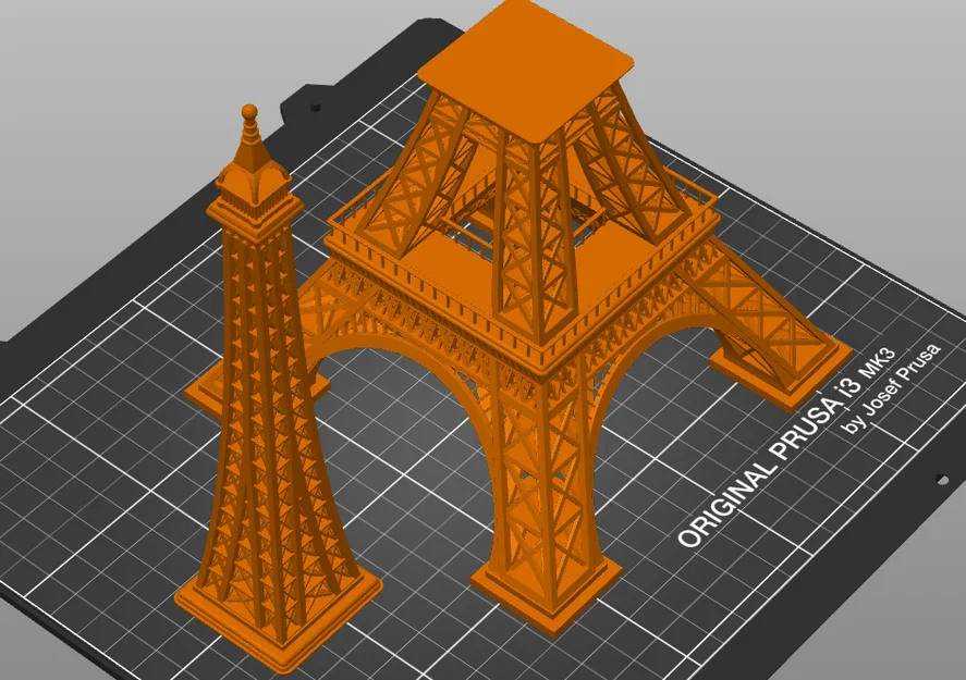 Mô hình tháp Eiffel 30cm - Dự án in 3D trang trí tinh xảo - Image 1