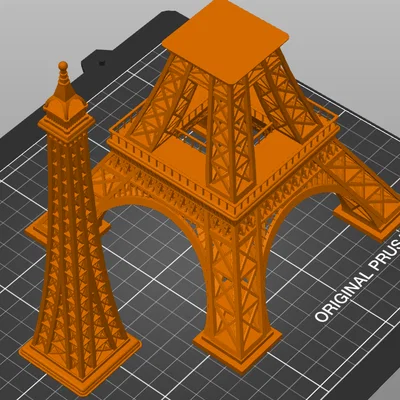 Mô hình tháp Eiffel 30cm - Dự án in 3D trang trí tinh xảo