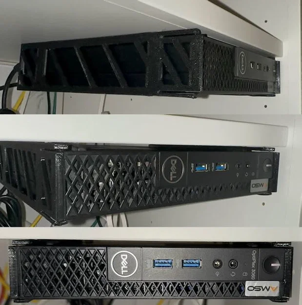 Giá treo Dell Optiplex Micro 3060 gắn dưới bàn (Under Desk Mount) - Image 1
