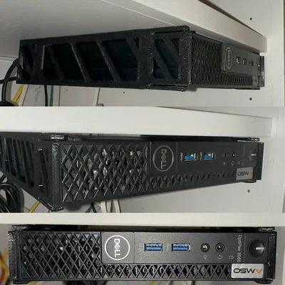 Giá treo Dell Optiplex Micro 3060 gắn dưới bàn (Under Desk Mount)