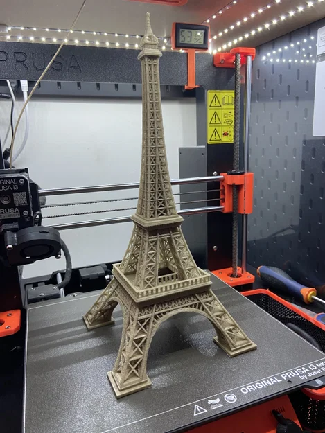 Mô hình tháp Eiffel 30cm - File in 3D chi tiết cao chia 4 phần - Image 1