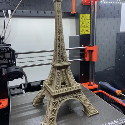 Mô hình tháp Eiffel 30cm - File in 3D chi tiết cao chia 4 phần