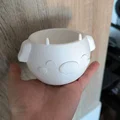 Mẫu in 3D chậu cây hình chú bò đáng yêu (Cow Plant Pot) - Thumbnail 2