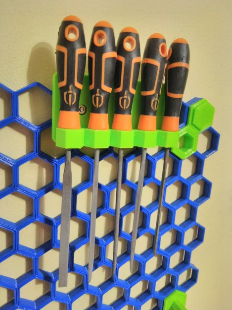Giá treo dụng cụ 5 vị trí cho bảng tổ ong Honeycomb Storage Wall - Image 1