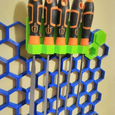 Giá treo dụng cụ 5 vị trí cho bảng tổ ong Honeycomb Storage Wall