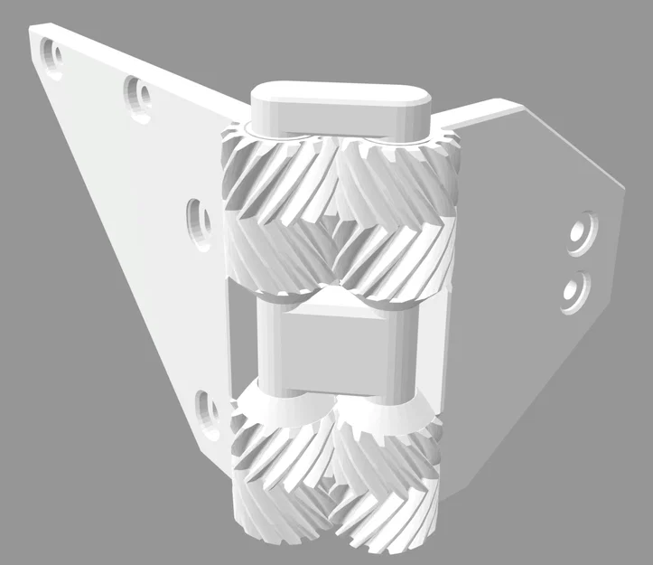 Bản lề bánh răng cải tiến cho cửa máy in 3D Creality K1 - Image 1