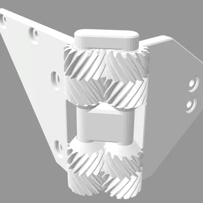 Bản lề bánh răng cải tiến cho cửa máy in 3D Creality K1