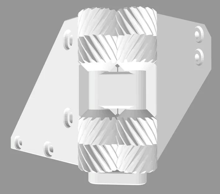 Bản lề bánh răng cải tiến cho cửa máy in 3D Creality K1 - Image 2