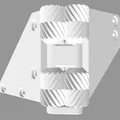 Bản lề bánh răng cải tiến cho cửa máy in 3D Creality K1 - Thumbnail 2