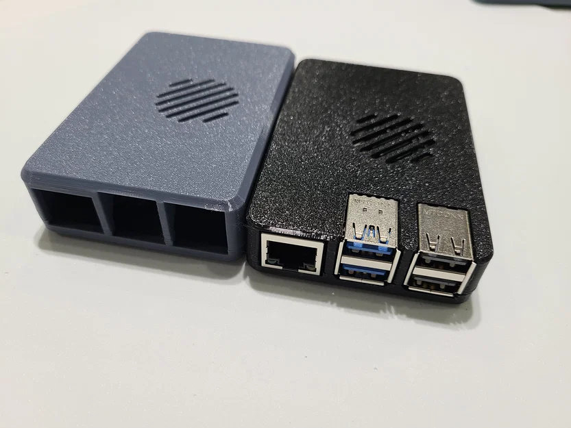 Case Raspberry Pi 5 (snap fit) Ultra Slim có lỗ bắt ốc - Image 1