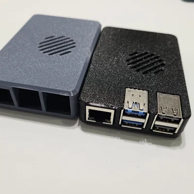 Case Raspberry Pi 5 (snap fit) Ultra Slim có lỗ bắt ốc