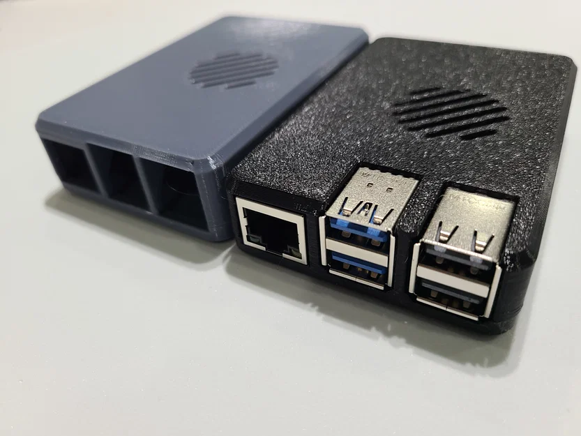 Case Raspberry Pi 5 (snap fit) Ultra Slim có lỗ bắt ốc - Image 2