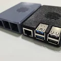 Case Raspberry Pi 5 (snap fit) Ultra Slim có lỗ bắt ốc - Thumbnail 2