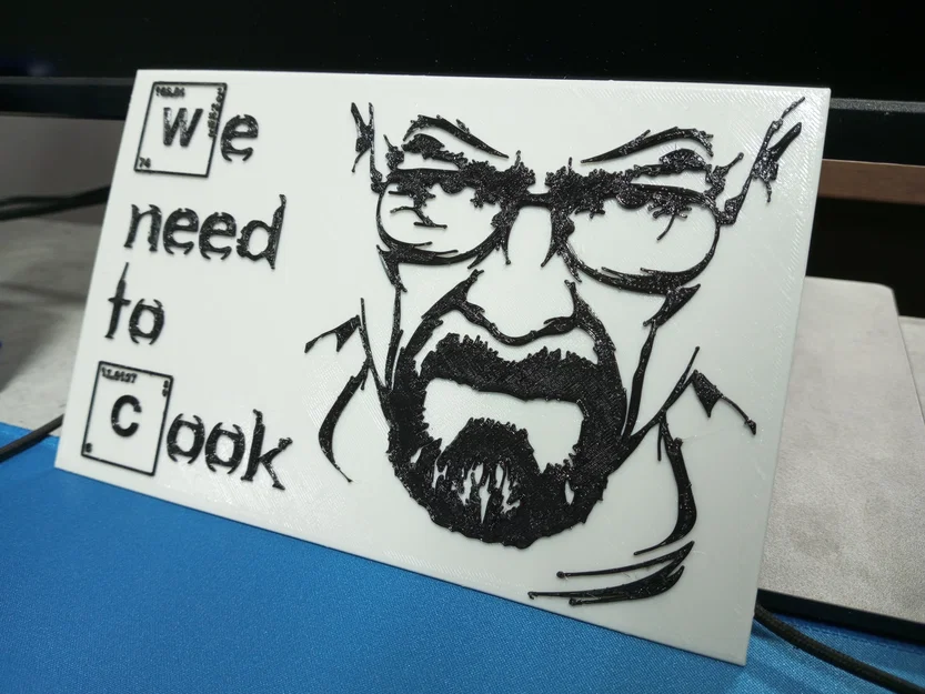 Bảng trang trí Heisenberg Breaking Bad in 3D ấn tượng - Image 1