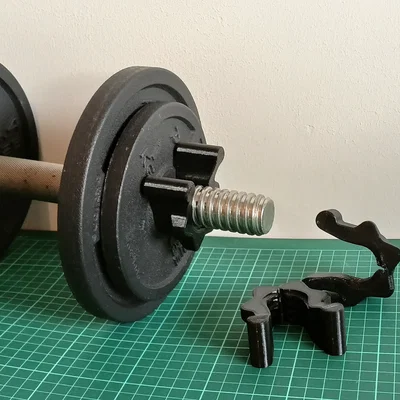 Dumbell Clip (Kẹp/đai ốc clip-on cho tạ dumbell)
