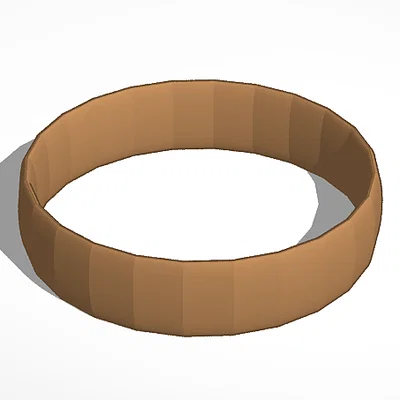 Mô hình nhẫn đeo tay thời trang in 3D đơn giản và nhanh chóng