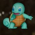 Mô hình 3D Squirtle Pokemon dễ thương in đa màu sắc - Thumbnail 1