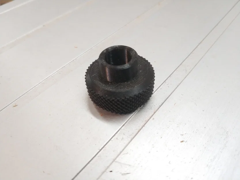 Núm vặn M8 tích hợp đai ốc lục giác (M8 Knob knurled nut) - Image 2