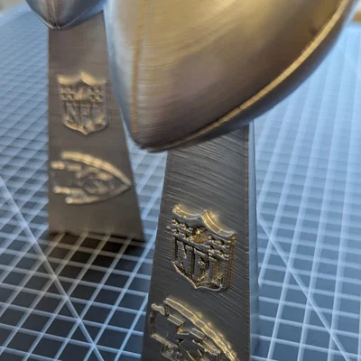 Cúp Lombardi Kansas City Chiefs Superbowl LVIII 2024