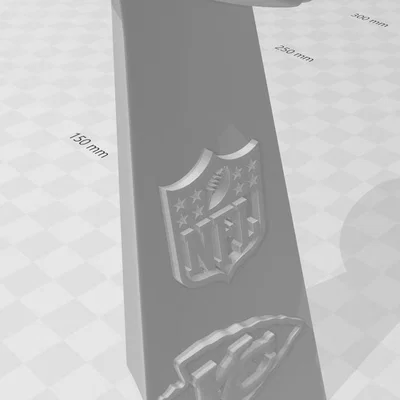Cúp Lombardi Kansas City Chiefs Superbowl LVIII 2024