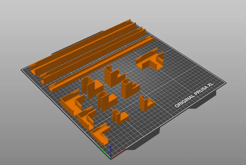 Cable Channel (Kênh đi dây) in 3D lắp ghép - Image 1