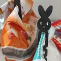 Bộ kẹp miệng túi hình mèo và thỏ đáng yêu in 3D cho nhà bếp - Thumbnail 1
