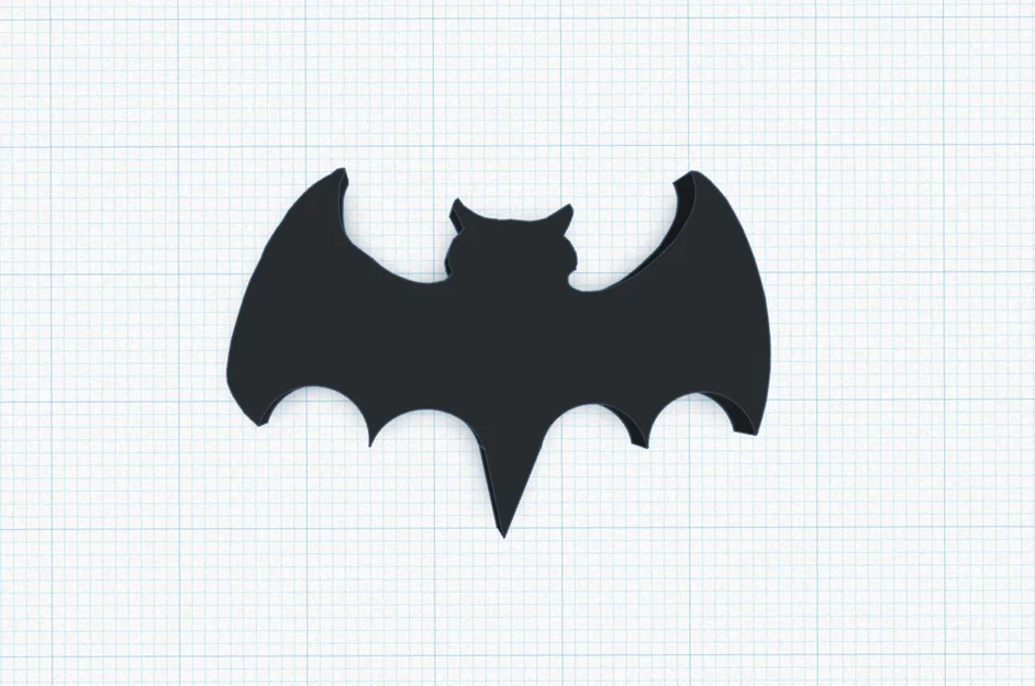 Mô hình trang trí Halloween Bat (Dơi Halloween) in 3D siêu dễ - Image 2