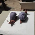 Mô hình ốc sên 3D trang trí độc đáo và chân thực - Thumbnail 1